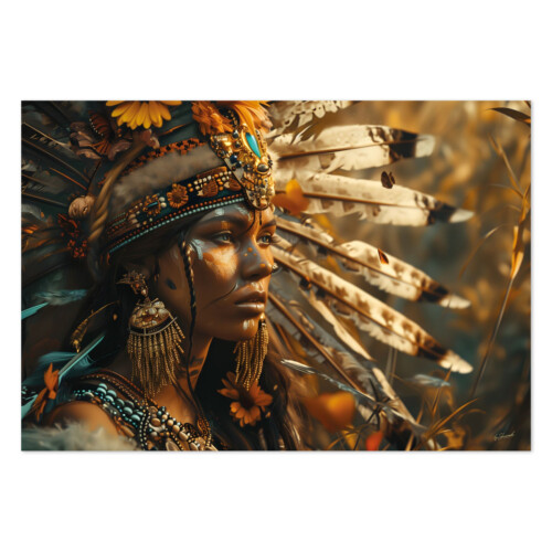 Apache wanddecoratie